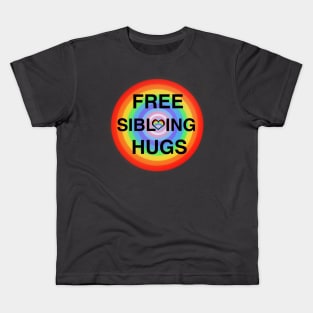 Free Sibling Hugs Kids T-Shirt